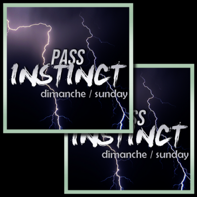 Pass Instinct Dimanche x2