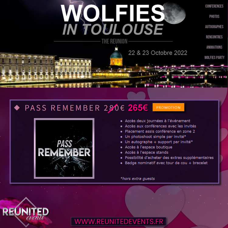 Promo remember Wolfies in Toulouse